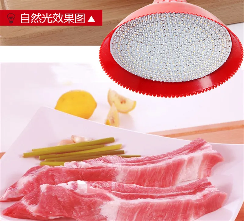 E27 Led свежая свиная легкая тарелка приготовленная еда овощи фрукты морепродукты