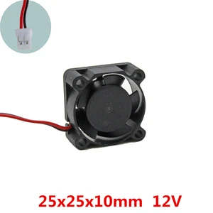3 шт.лот 25x25x10 мм 2510 мини 12 В бесщеточные вентиляторы охлаждения, кулер, вентилятор охлаждения