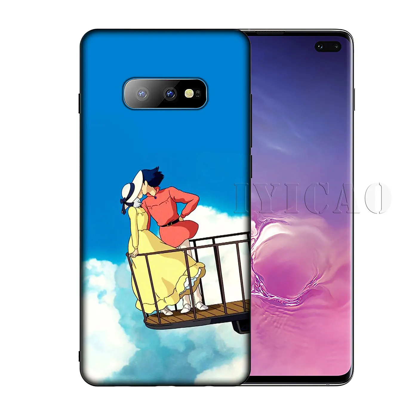 IYICAO Howl's Moving Castle Soft Silicone Phone Case for Samsung Galaxy S20 Ultra S10 Lite S9 S8 Plus S6 S7 Edge S10e Cover |