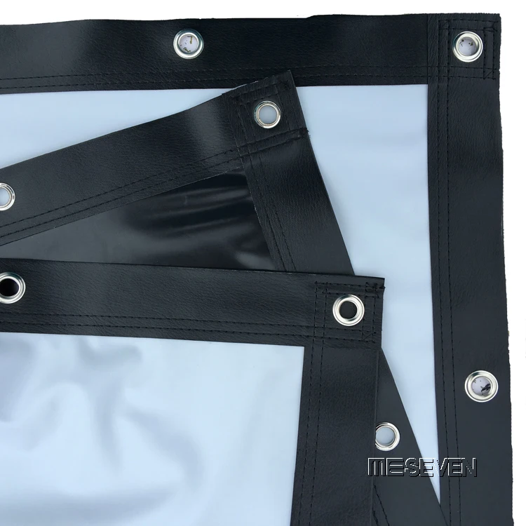 Большой размер 300 дюймов 4:3 складной ПВХ материал серый черный фронтальный HD