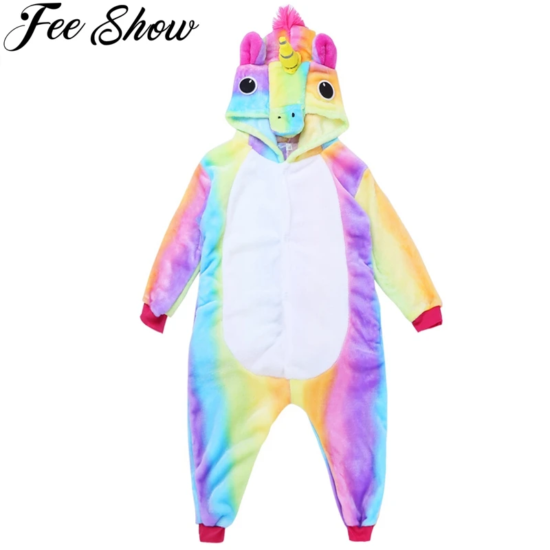 Пижама для мальчиков и девочек детский пижамный комплект унисекс из фланели