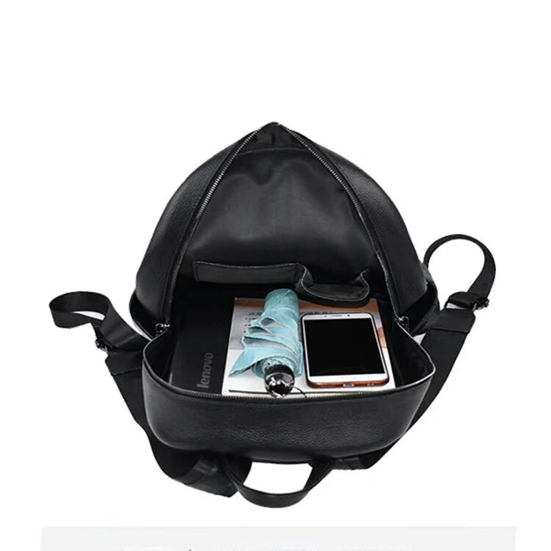 Мужской вместительный рюкзак из 100% натуральной кожи дорожный ранец для ноутбука