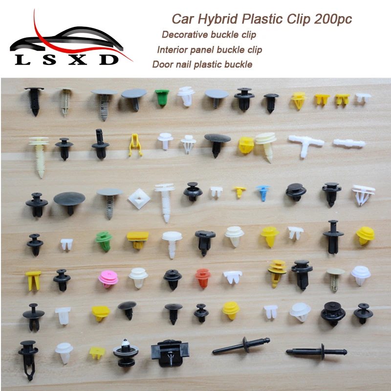 Автомобильный Стайлинг 200 шт. Крепеж бампер зажимы фиксатор для Volkswagen Vw Golf 4 5 Tiguan