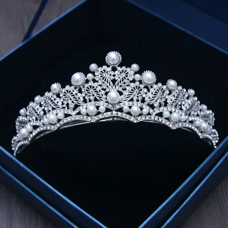 Свадебная тиара невесты с короной со стразами головной убор женщины|crown headpiece|wedding