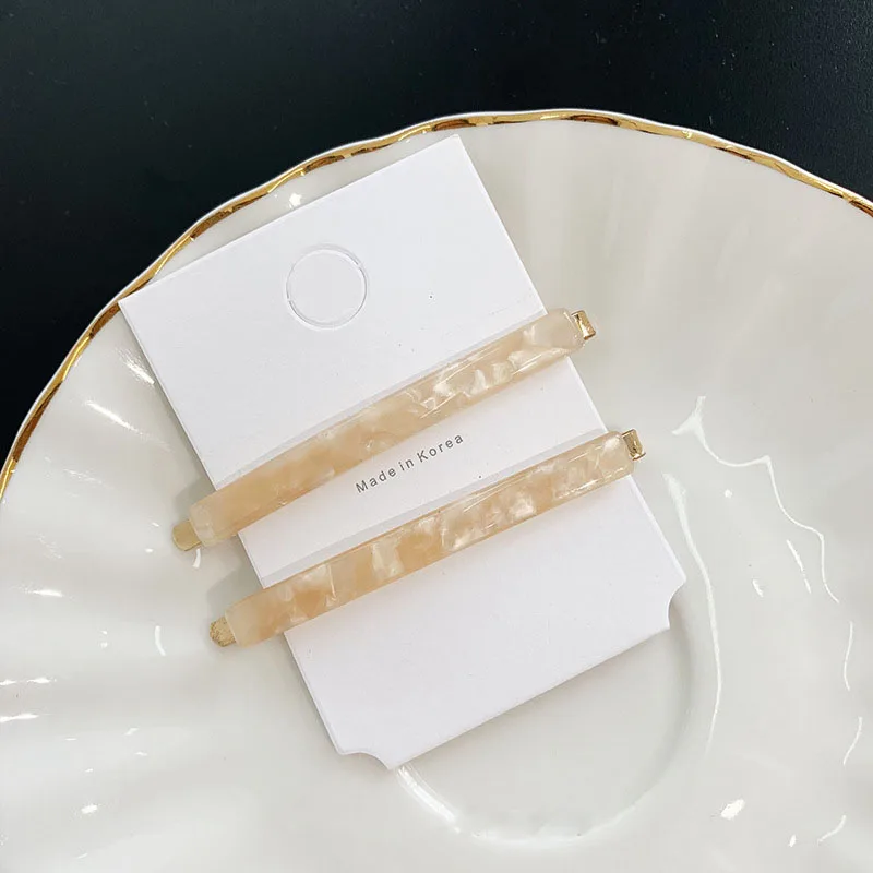 2019 Новые Красочные заколки из акриловой смолы с уксусной кислотой для женщин