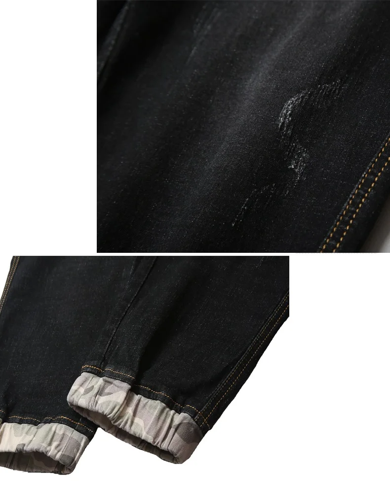

2018 Spring New Hen's Harem Pants, Brand Mens Baggy Jeans Loose Plus Big Size Jean Men Hip Hop Jeans Long Skate Board Denim Jean