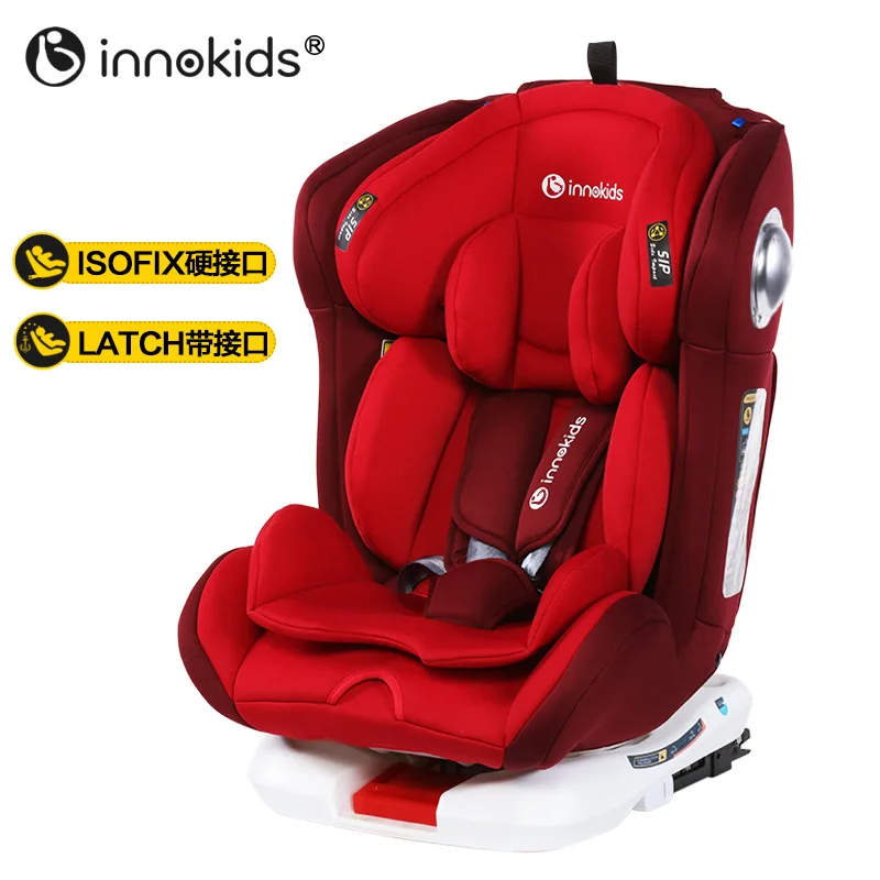 ECE R44/04 стандартное детское автокресло ISOFIX с защелкой на 360 градусов вращающееся детское автомобильное безопасное сиденье От 0 до 12 лет/0-36KGl портативное автомобильное кресло - Цвет: 3 ISOFIX