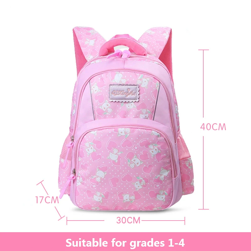 pink Новинка года Начальная школа младшей средней школы девушка сумка средней школы простое, маленькое, новое печатных школьный рюкзак - Цвет: pink
