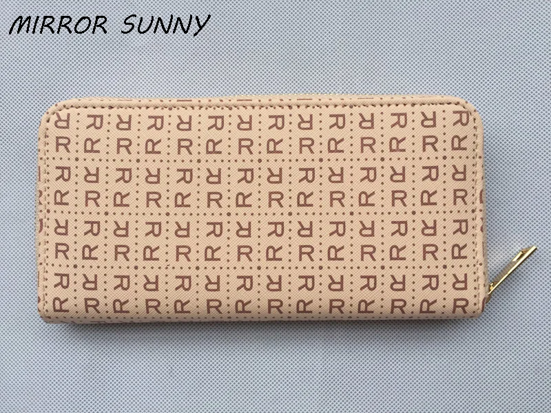 

MIRROR SUNNY 2021 New PU Leather Women Long Wallet Female Zipper Wallet Casual Lady Purse High Quality Large Capacity Hnadbag