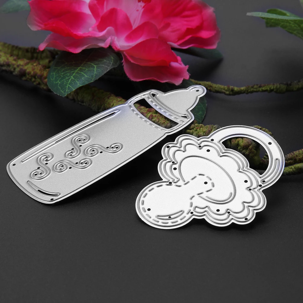 2 шт металлические режущие штампы бутылочка для кормления соска форма карбоон