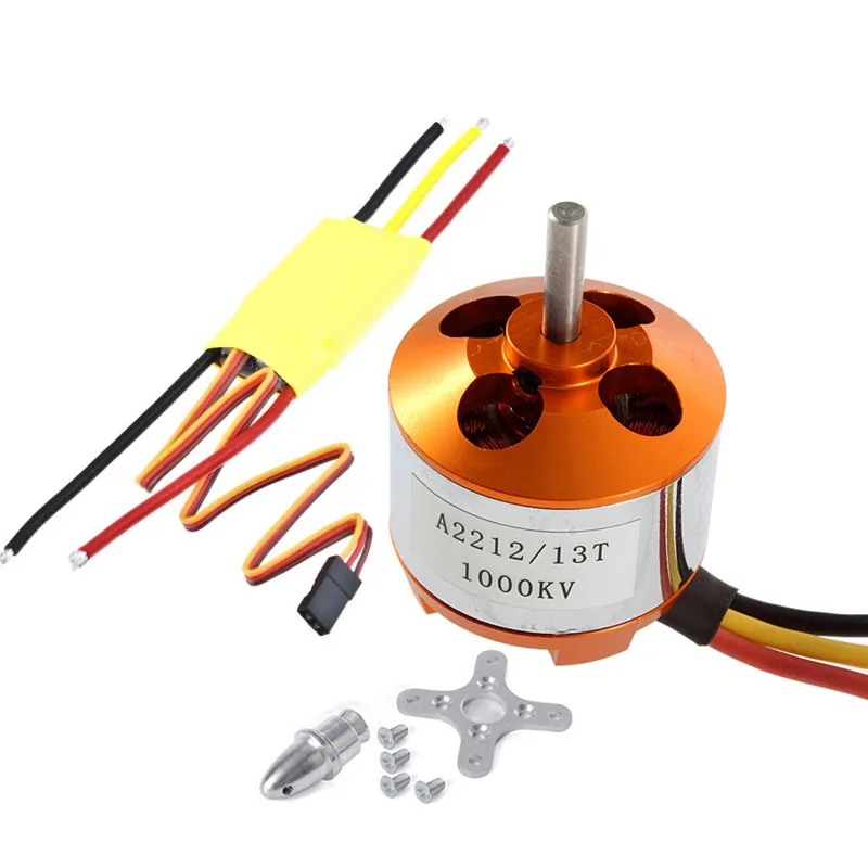 A2212 1000KV 2200 Бесколлекторный двигатель + SimonK 30A ESC 1045 пропеллер Quad ротор Набор для RC