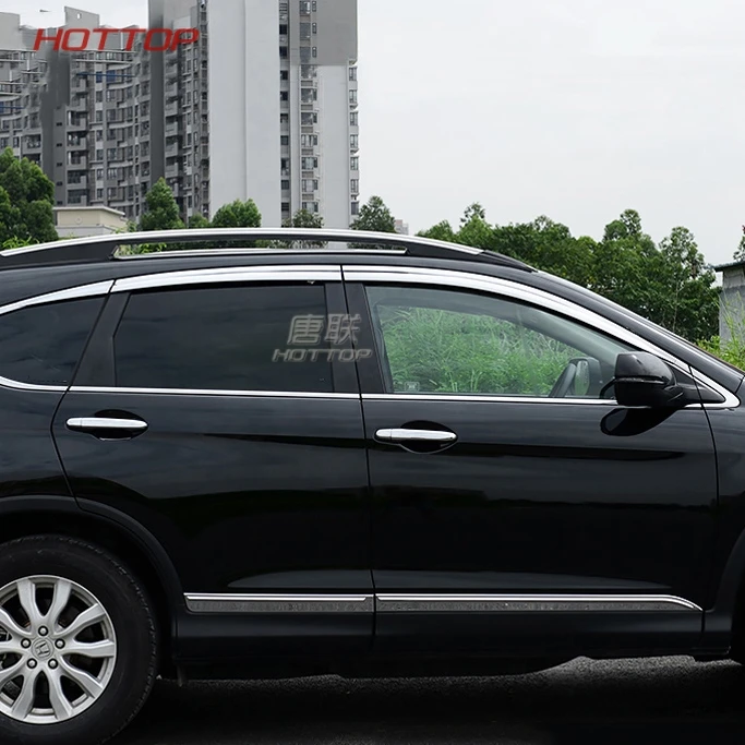 Для Honda CRV CR-V 2012-2016 ABS Пластиковые оконные шлепанцы навесы ветер дождь