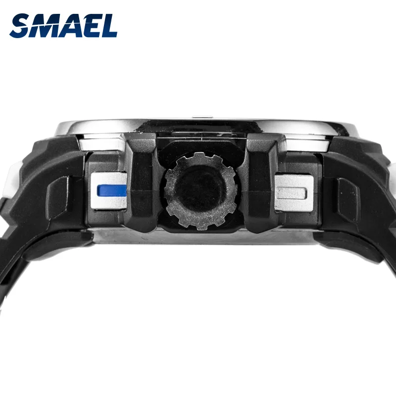 SMAEL, мужские цифровые наручные часы, Led дисплей, мужские часы, автоматические механические мужские часы, водонепроницаемые, 1626b, роскошные часы для мужчин, Millitary