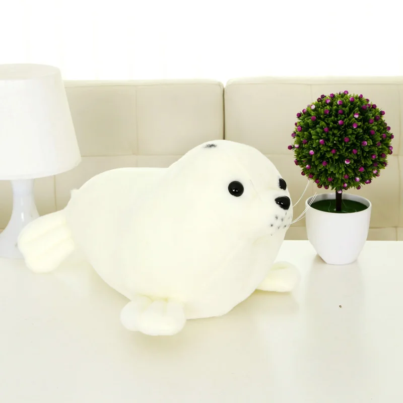 

Candice guo plush toy stuffed doll Aquarium ocean world animal white sea lion dog seal children birthday gift christmas present
