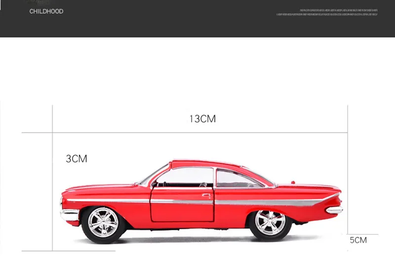 1: 32 усовершенствованные модели автомобилей из сплава модель автомобиля IMPALA с