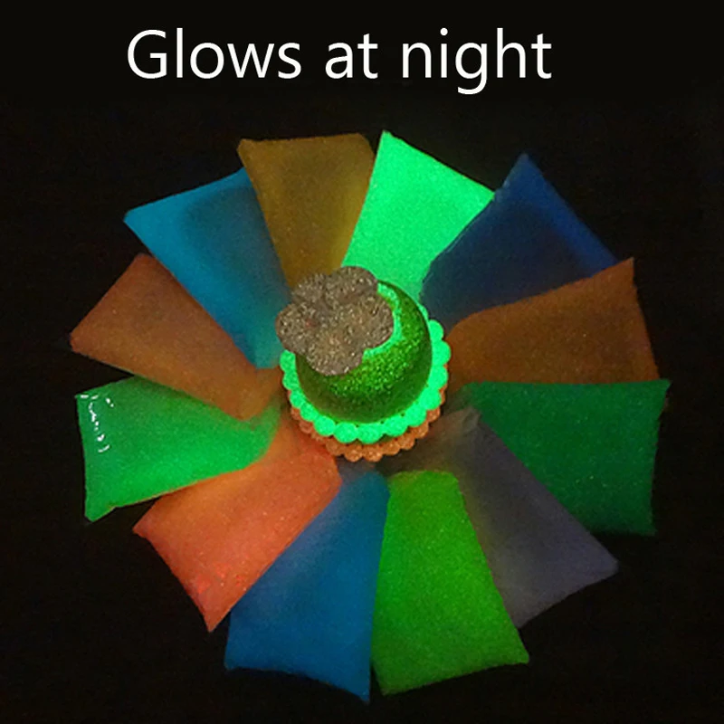 Серебристая глина слаймы полимерная воздушная сухая Пластилин светильник