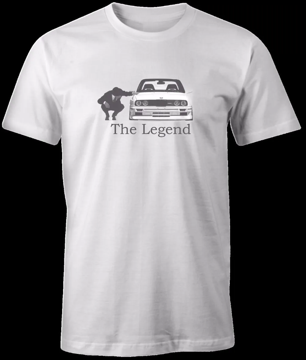 

2019 Brand Tee shirts Homme Tees Cheap Crew Neck Men'S Top Tee E30 M3 CAR The Legend Personalized order T shirt