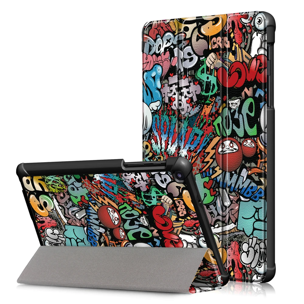 Чехол-подставка для Samsung Galaxy Tab A 8,0 P200 P205 SM-P200 SM-P205 с S Pen " Планшет ультра тонкий из искусственной кожи чехол