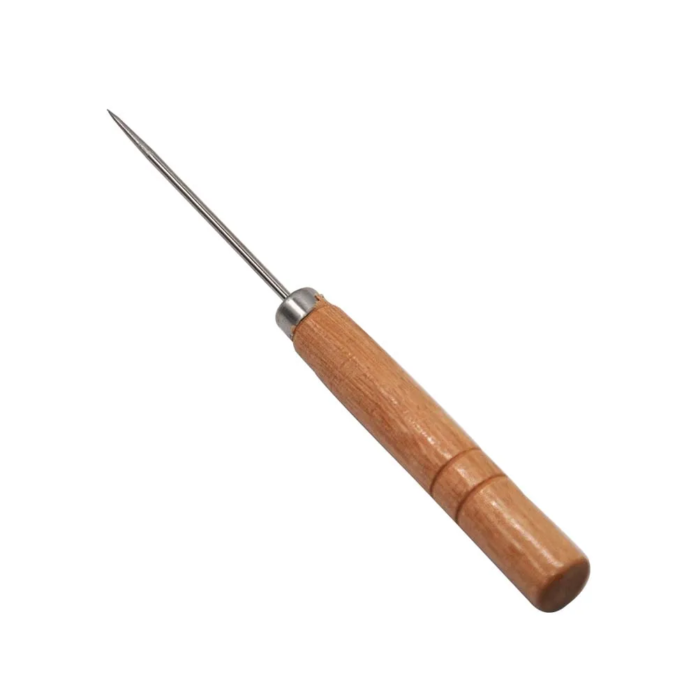 Wood Color HORNET кальян деревянная фольга покер Дырокол фольга пирсинг инструмент одинарная игла Дырокол из фольги Chicha алюминиевая фольга аксессуары для кальяна - Цвет: Wood Color