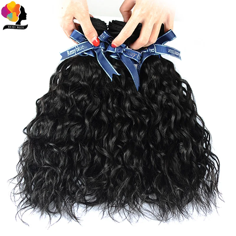 Remyblue Ombre 613 4 комплект s с синтетическое закрытие волос волосы оттенка медовый блонд бразильский прямо с фронтальной Remy человеческие волосы