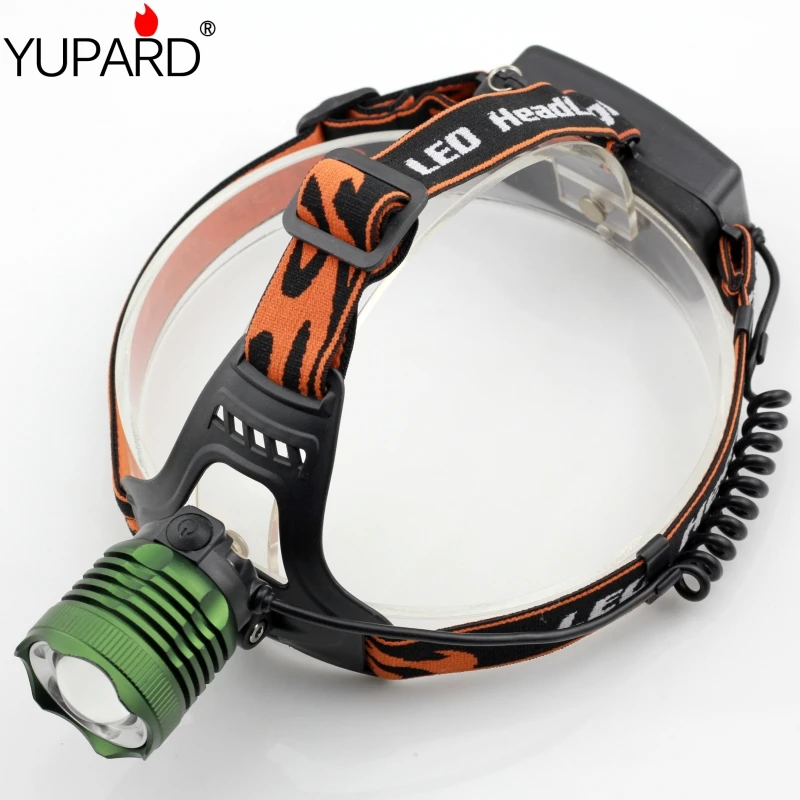 YUPARD Q5 Светодиодные белые синие светодиодные фары zoom zoomable для рыбалки мощность