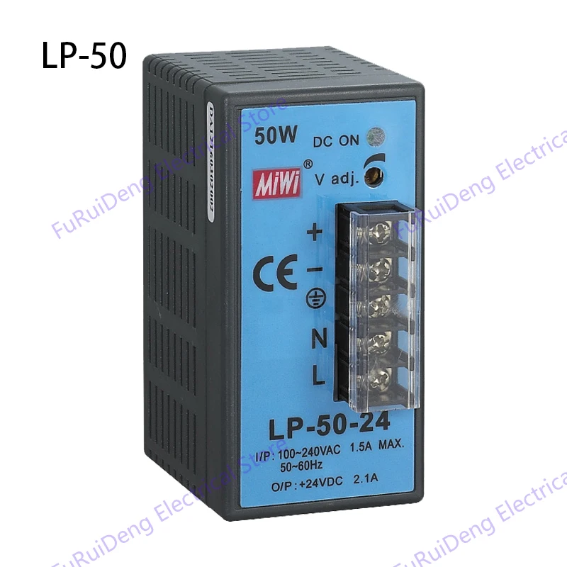 Выход DC5V, 12 V, 24 V, 48V LP блок питания AC DC с функцией цифрового дисплея din-рейку импульсный источник питания 500w SMPS