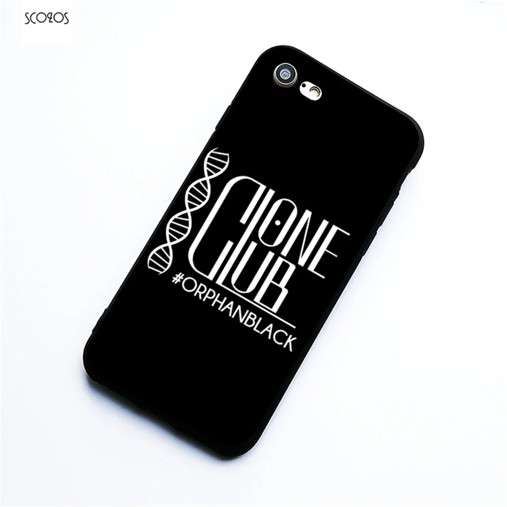 SCOZOS Сирота Черный клон клуб силиконовый чехол для телефона мягкая обложка ForIphone X