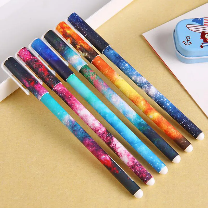 6 шт./лот гелевая ручка с цветами для сада фантастической Галактики звездного