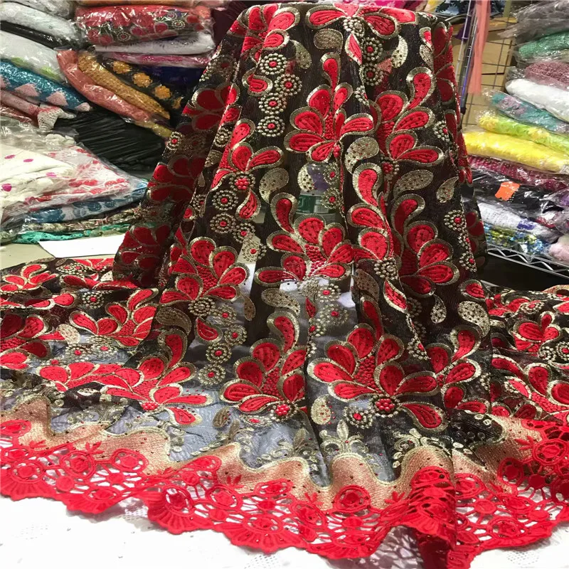Африканская кружевная ткань 3D кружево Высококачественная нигерийская