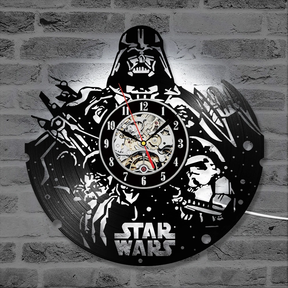 Креативные винтажные CD виниловые настенные часы Крутые Настенные домашний декор