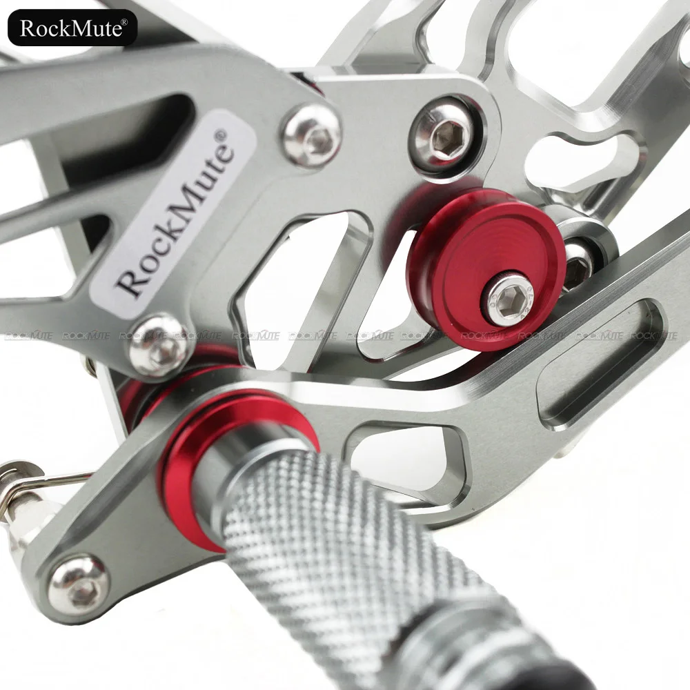 Мотоцикл Rearsets для Kawasaki Ninja ZX 10R ZX10R 2004 2005 CNC регулируемая подножка рычаг