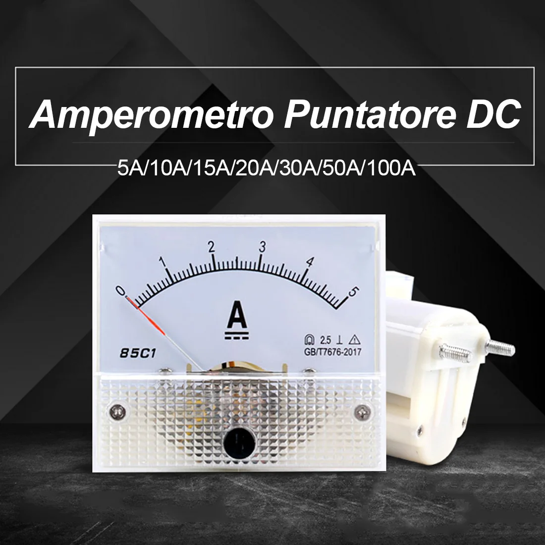 Калибровочные инструменты DC Аналоговый указатель панель измерителя тока