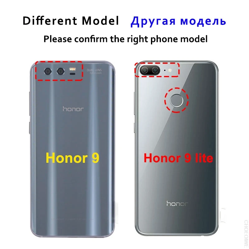 Чехол CHOEOIWE Plating Soft для Huawei Honor 9 Lite 9lite, силиконовый прозрачный чехол для задней панели телефона.