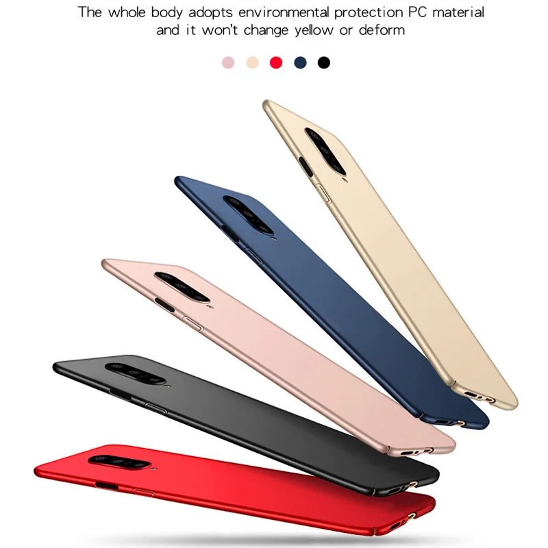 Чехол для телефона KEYSION Oneplus 7 Pro 1 + тонкий жесткий матовый защитный чехол из