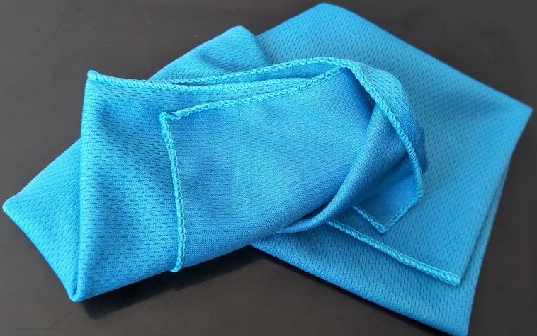 Светильник-голубое охлаждающее полотенце 85*35 см 10 шт. потовое летнее холодное