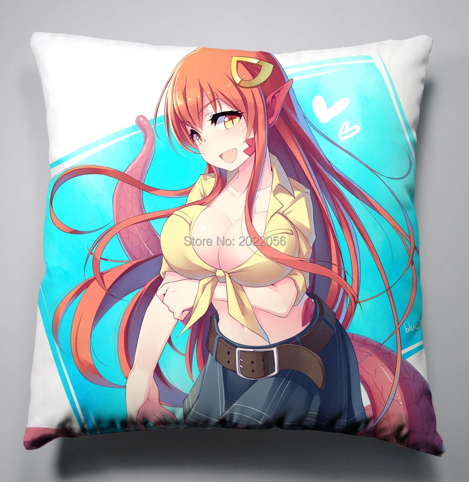 Аниме Манга Monster Musume no Iru Подушка «нитидзё» 40x40 см наволочка чехол сиденье постельные принадлежности Подушка 005