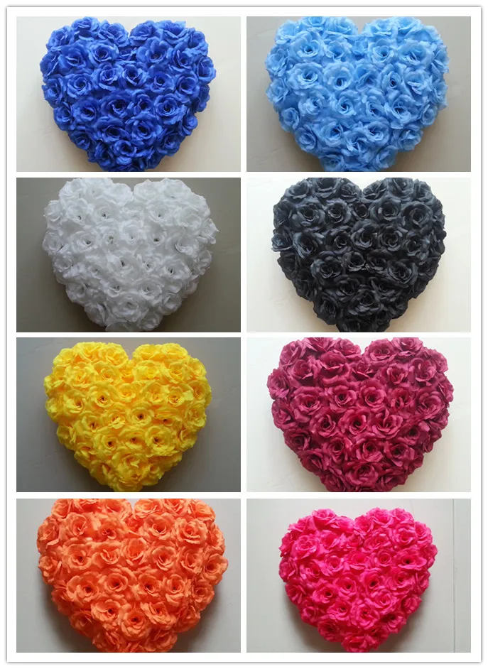 Лидер продаж лента в форме сердца цветок розы свадебный дизайн искусственный