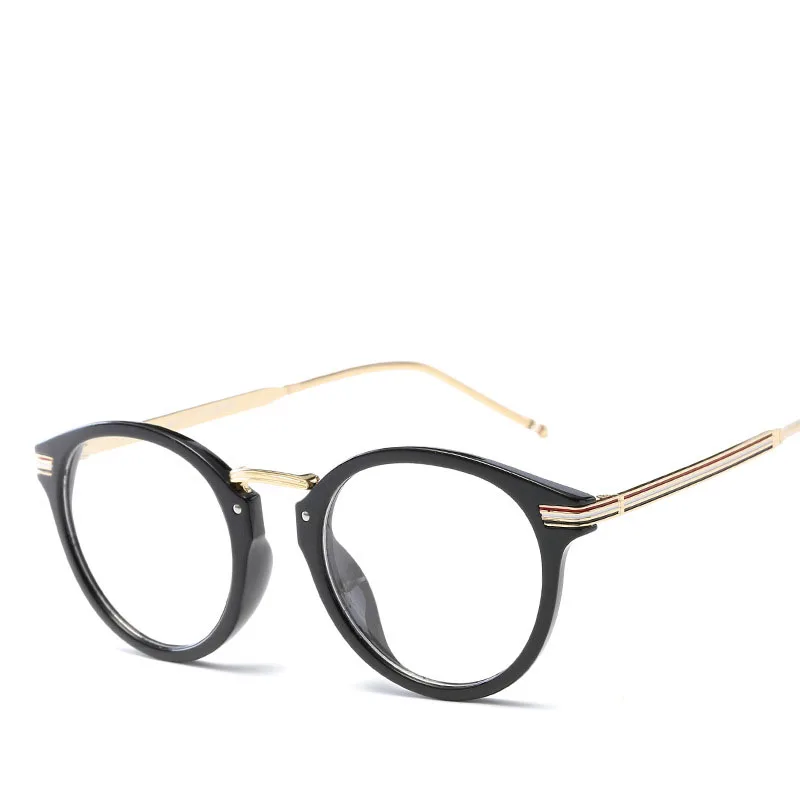 Унисекс сплава очки TR90 кадр Для женщин ясно мода Мода Cat eye Круглый Оптические без