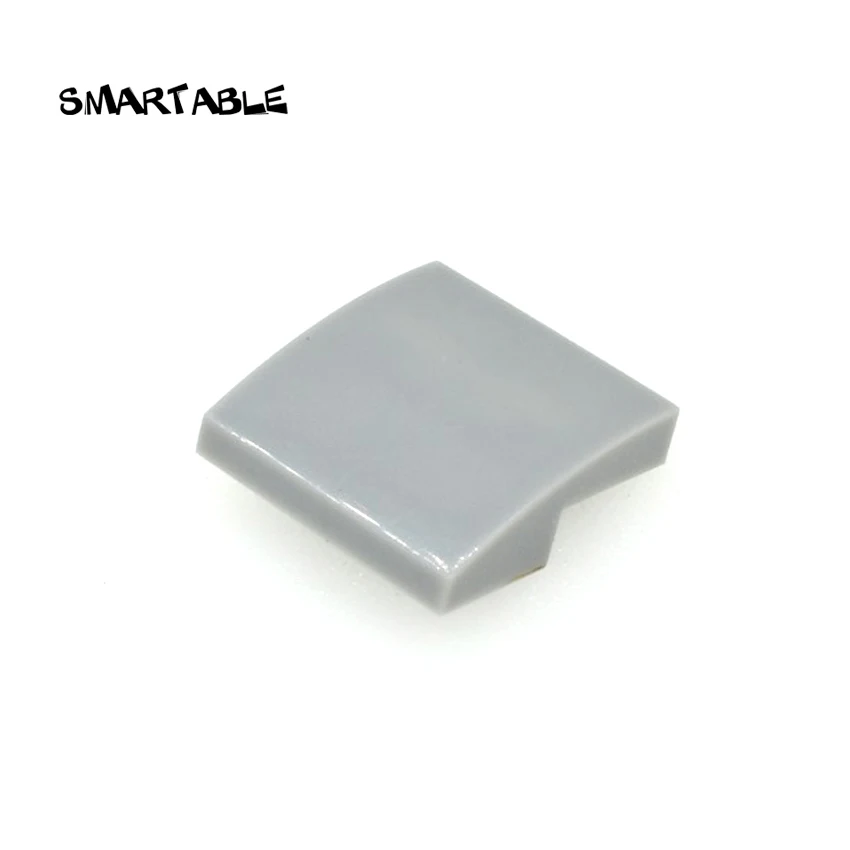 Smartable склон изогнутый 2x2 без шпилек строительные блоки MOC части DIY обучающие