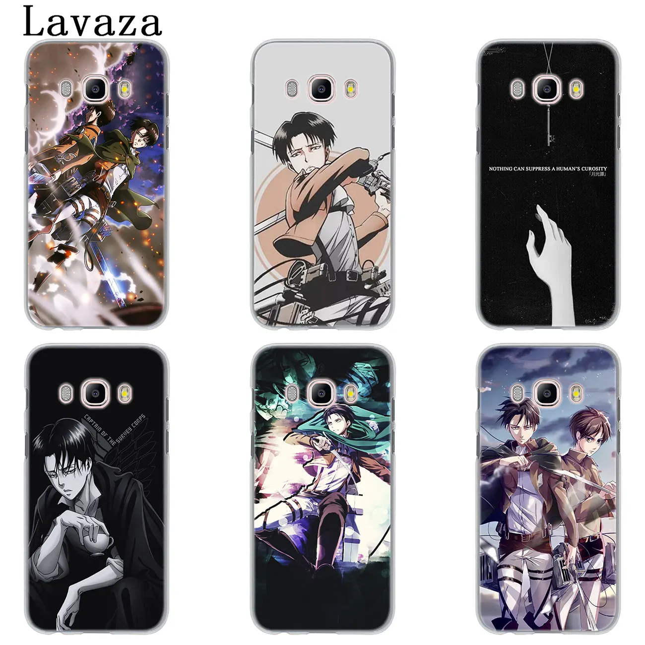Чехол для телефона Lavaza Attack on Titan EREN ARMIN Levi Samsung Galaxy J8 J7 Duo J6 J5 J4 Plus 2018 2017 2016 J2 J3 Prime 2015 |