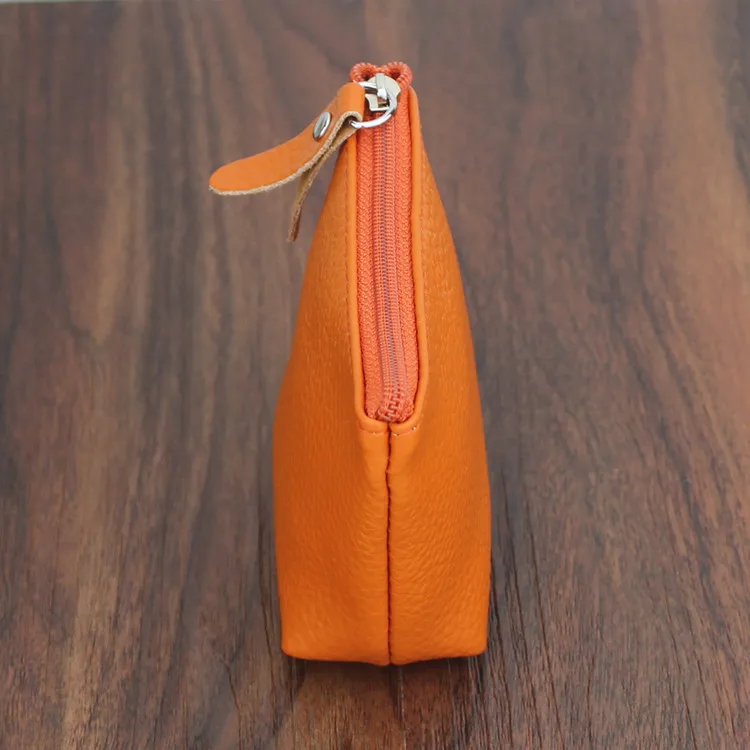 Женские кошельки для монет, женский маленький кошелек из коровьей кожи, Дамский кошелек для ключей на молнии, портативный держатель для карт, короткий маленький кошелек для денег