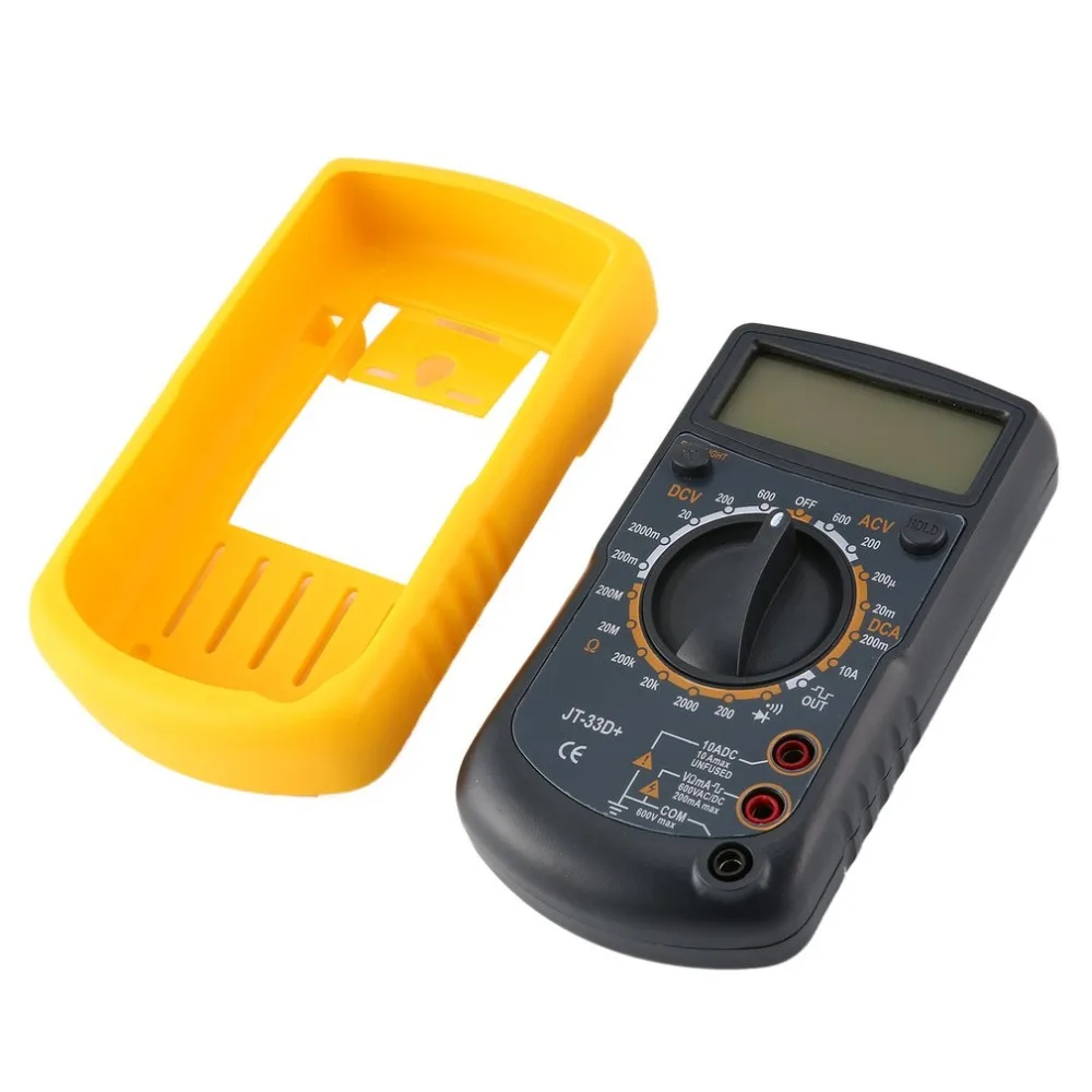 JTW JT-33D Portable Backlight LCD Digital Multimeter AC/DC Voltmeter Ammeter Diode Resistence Continuity Tester Data hold | Инструменты