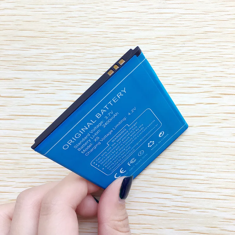 CUUSEY Новинка 2400mAh литий-ионная батарея Для DOOGEE X5 X5 Pro 3,7 V Высокая емкость Сменные Аккумуляторы для телефонов