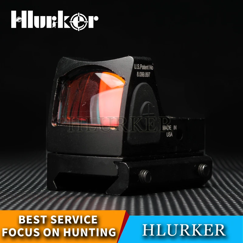 Hlurker охотничьи прицелы Glock 17 RMR Reflex регулируемые ружья микро красная точка
