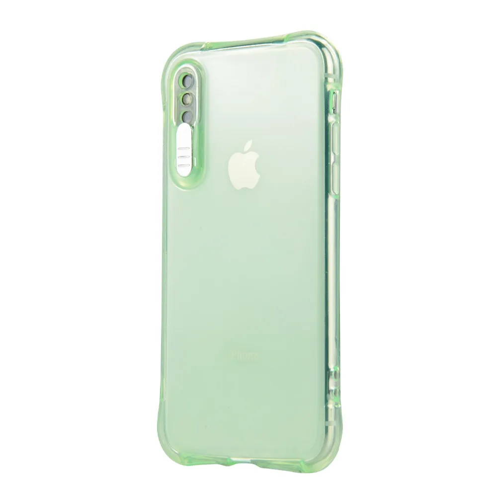 Чехол на заднюю крышку для apple iphone X XS XR max 5 6 6S 7 8 plus 11 мягкий цветной чехол из ТПУ со