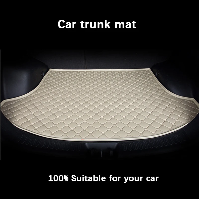 car trunk mats for SEAT all models LEON Ibiza Cordoba Toledo Marbella Terra RONDA styling floor mat Custom Cargo Liner |