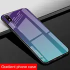 Чехол с градиентным закаленным стеклом для Xiaomi Mi 8 A2 Lite A1 Mi8 Mi6 Mi6X Mi5X, задняя крышка для Xiaomi Redmi Note 6 Pro 5