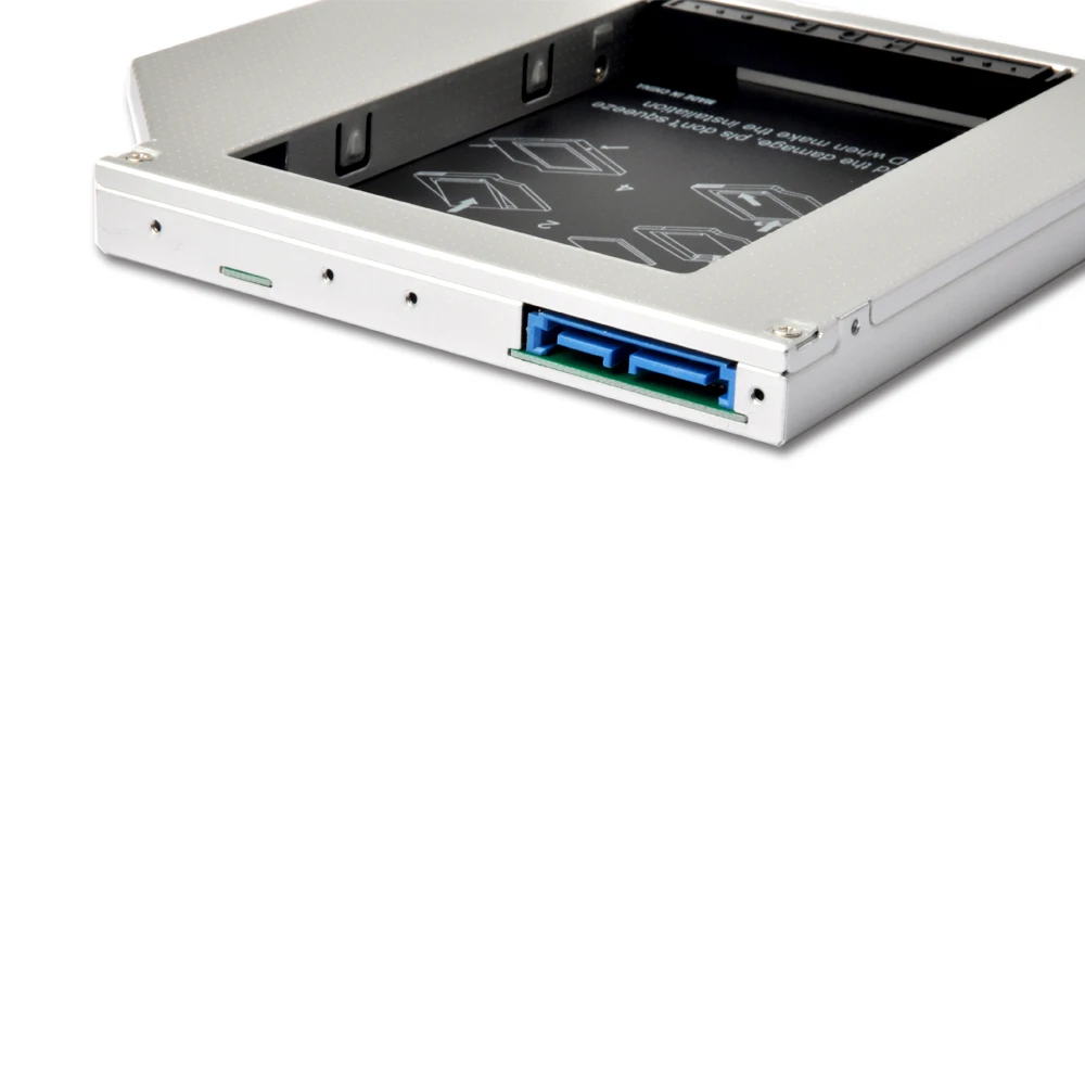 DeepFox 12 7 мм 2nd HDD Caddy SATA к 2 5 корпус для ноутбука DVD-ROM Optibay адаптер SSD жесткий диск