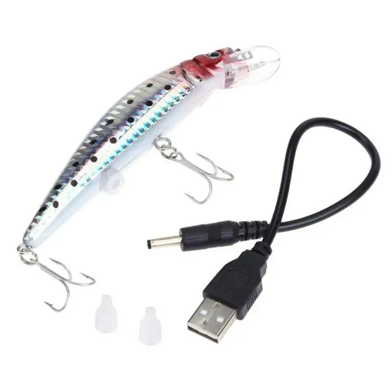 USB Перезаряжаемый светодиодный приманка для мышц электрическая Реалистичная