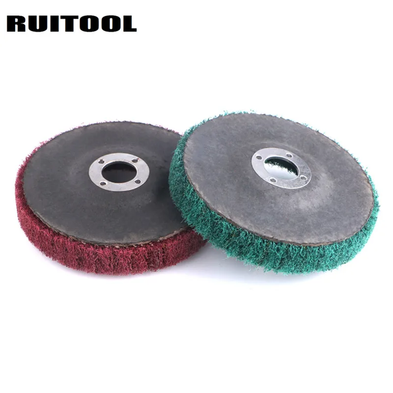 

120/240 Grit Nylon Polishing Wheels 100*16mm Grinding Wheel For Metal Grinder Polishing Disc Dremel Accessories